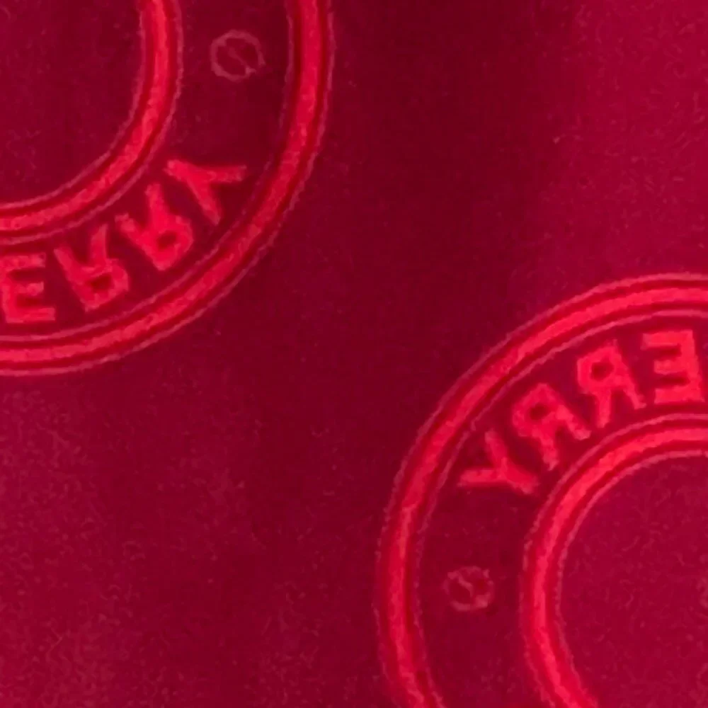 Burberry Bright Red Reversible Roundal Scarf, 100% wool, with logo‎